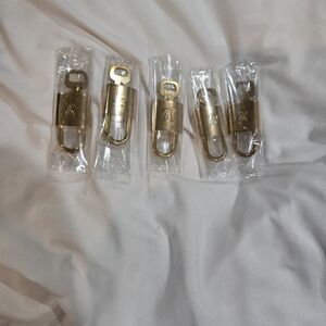Louis Vuitton Gold Padlock Set. Each $30 or all for $100